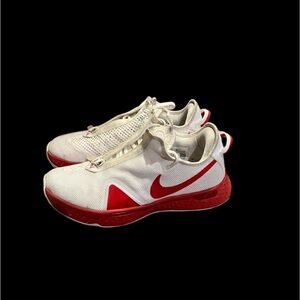 Nike Paul George Red & White Sneakers